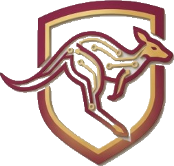 Brisbane Web Design Co official kangaroo shield logo